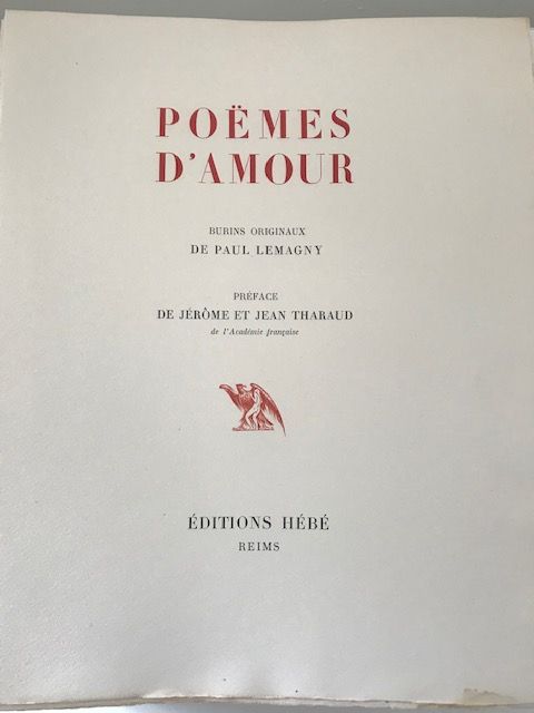 Lemagny, Paul - Poemes d'Amour